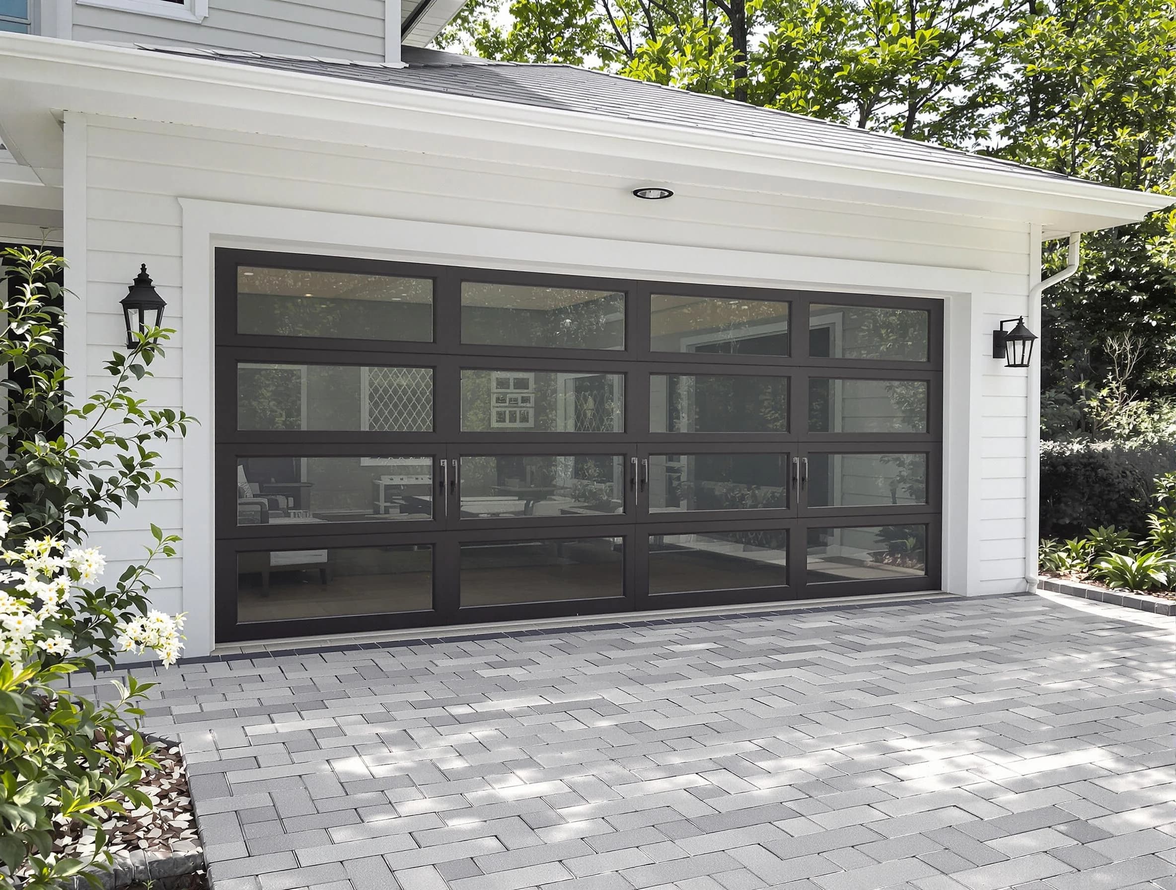 Bountiful Garage Door Repair design specialist presenting custom garage door options to Bountiful homeowner