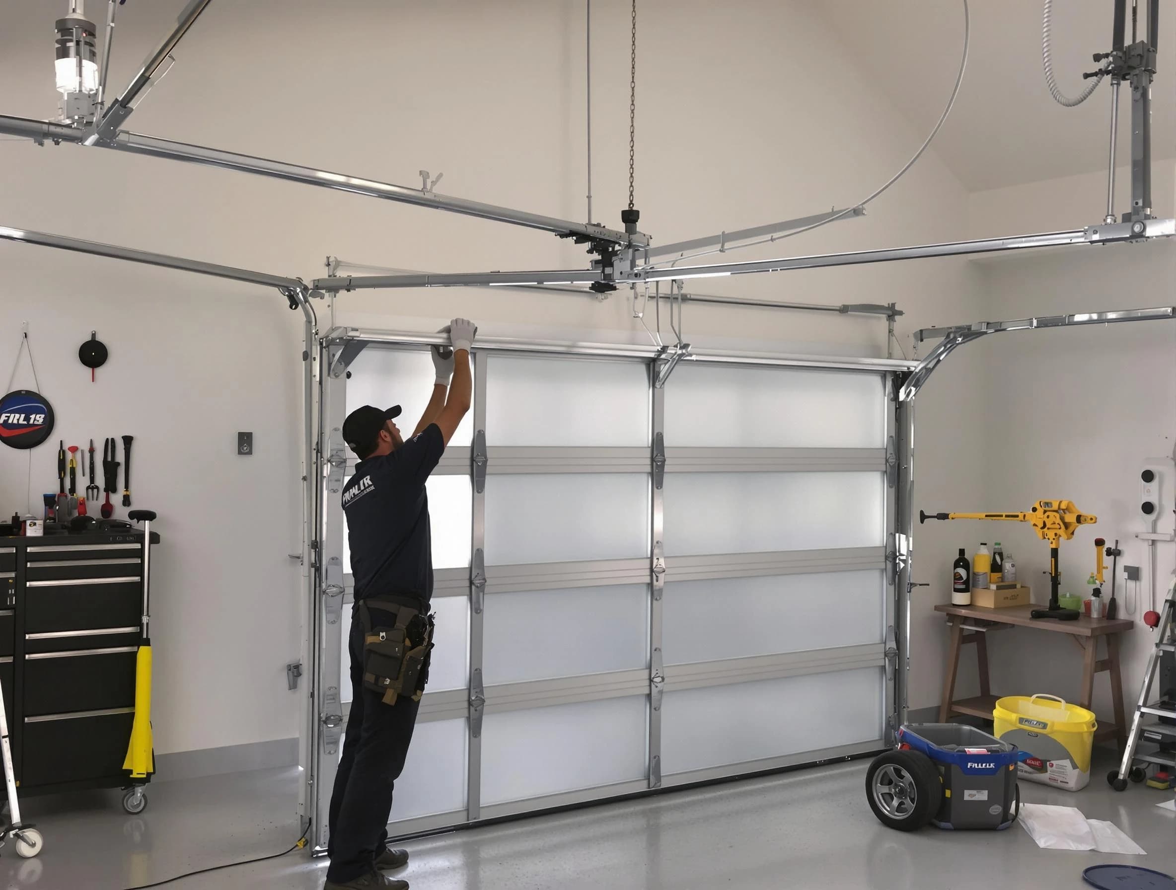 Bountiful Garage Door Repair certified team performing precision garage door installation in Bountiful