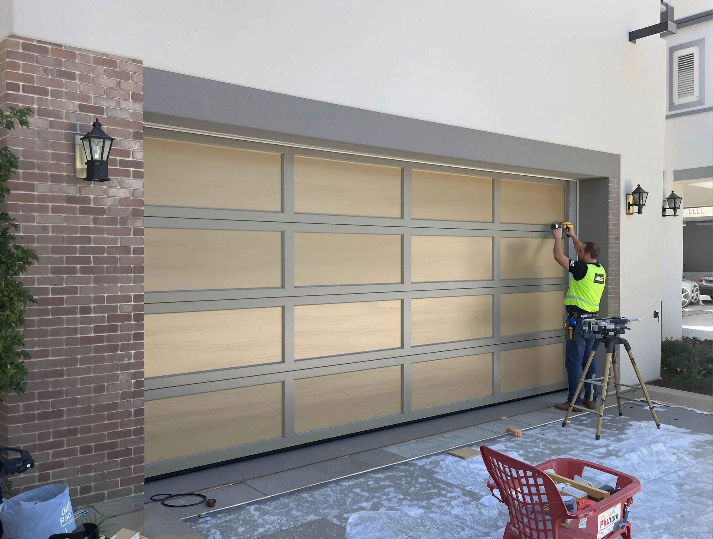 Garage door replacement service by Bountiful Garage Door Repair in Bountiful