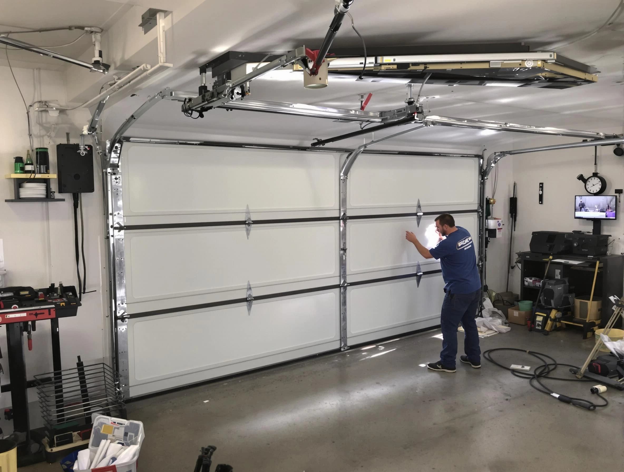 Professional garage door repair service by Bountiful Garage Door Repair in Bountiful