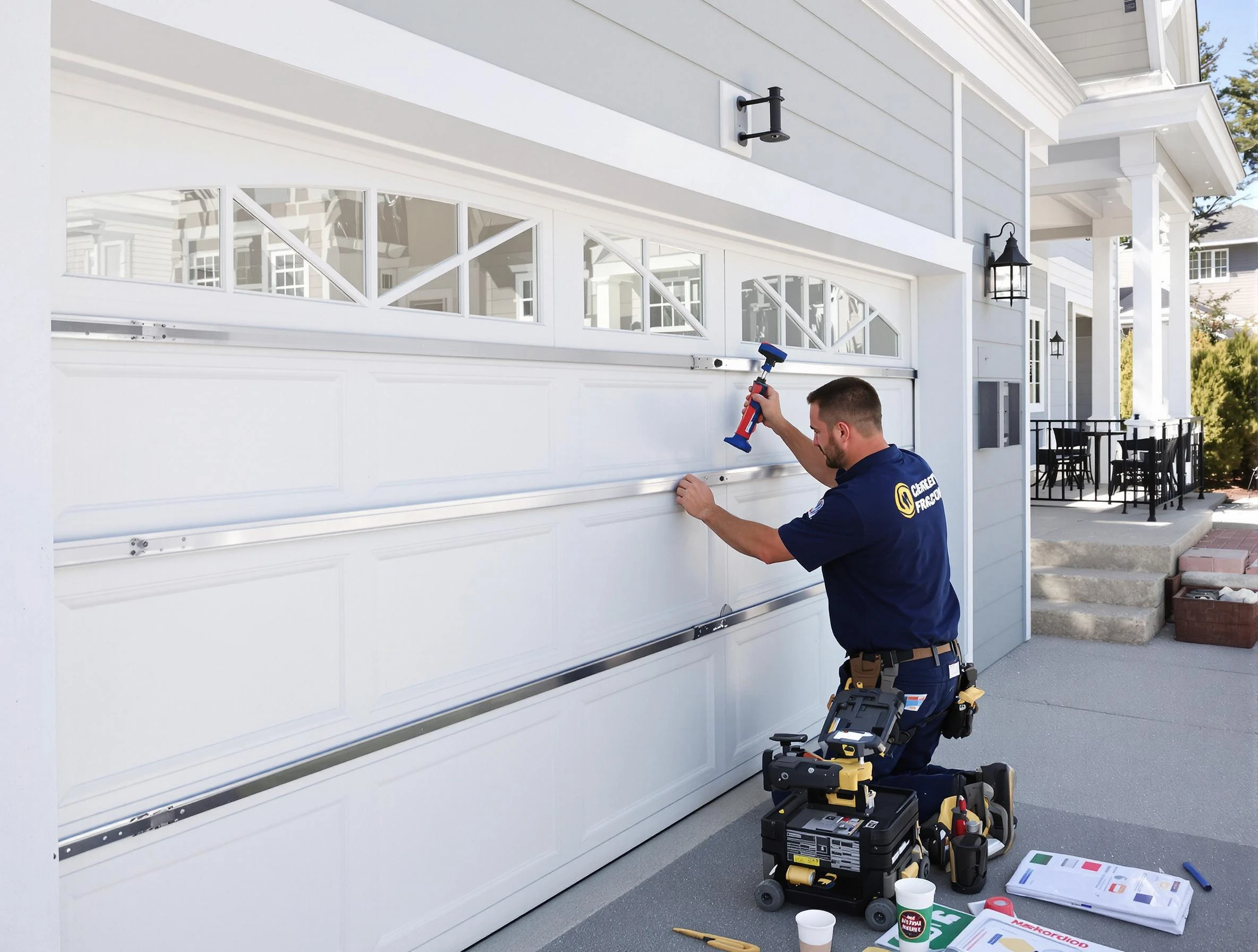 Professional garage door installation by Bountiful Garage Door Repair in Bountiful