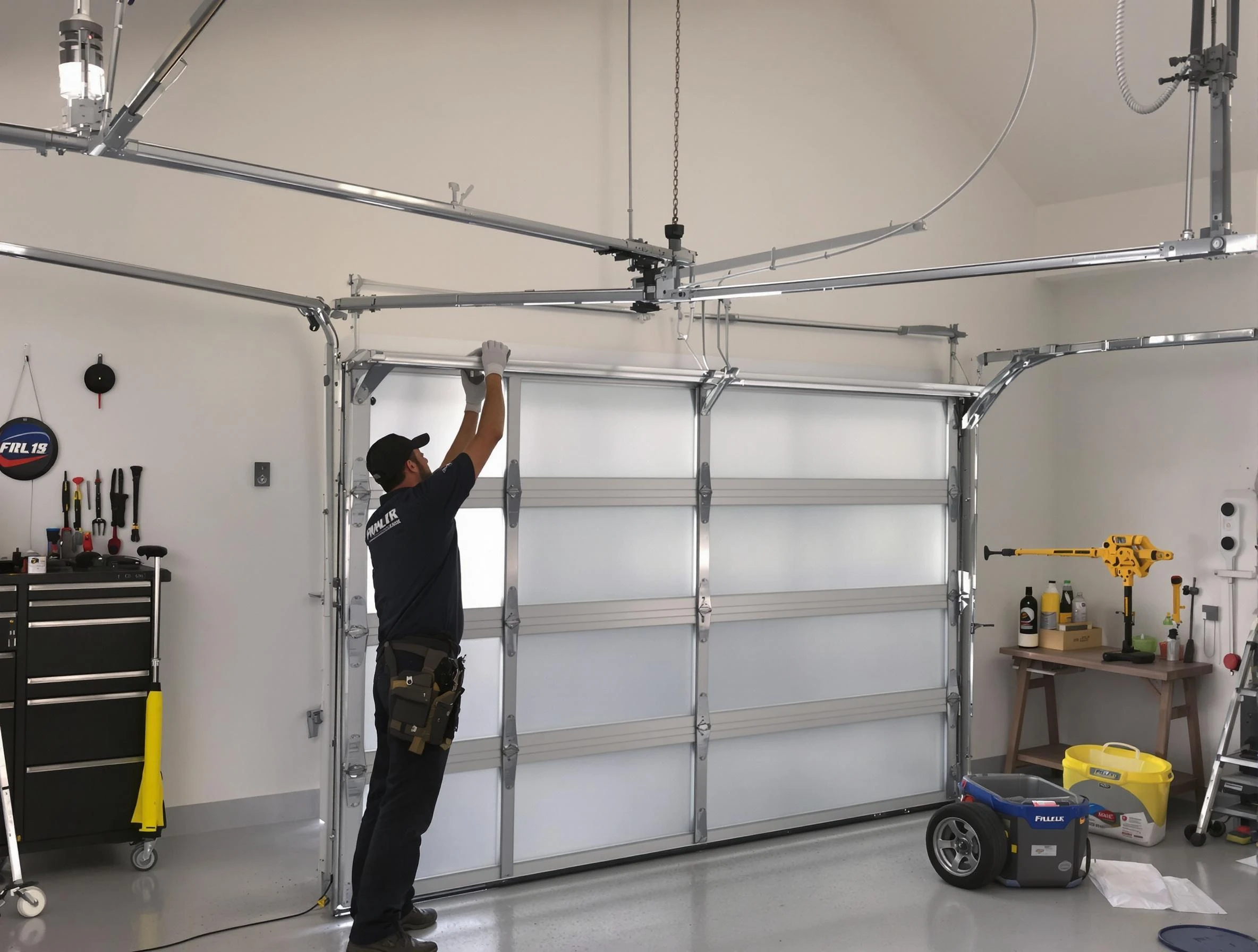 Bountiful Garage Door Repair certified team performing precision garage door installation in Bountiful
