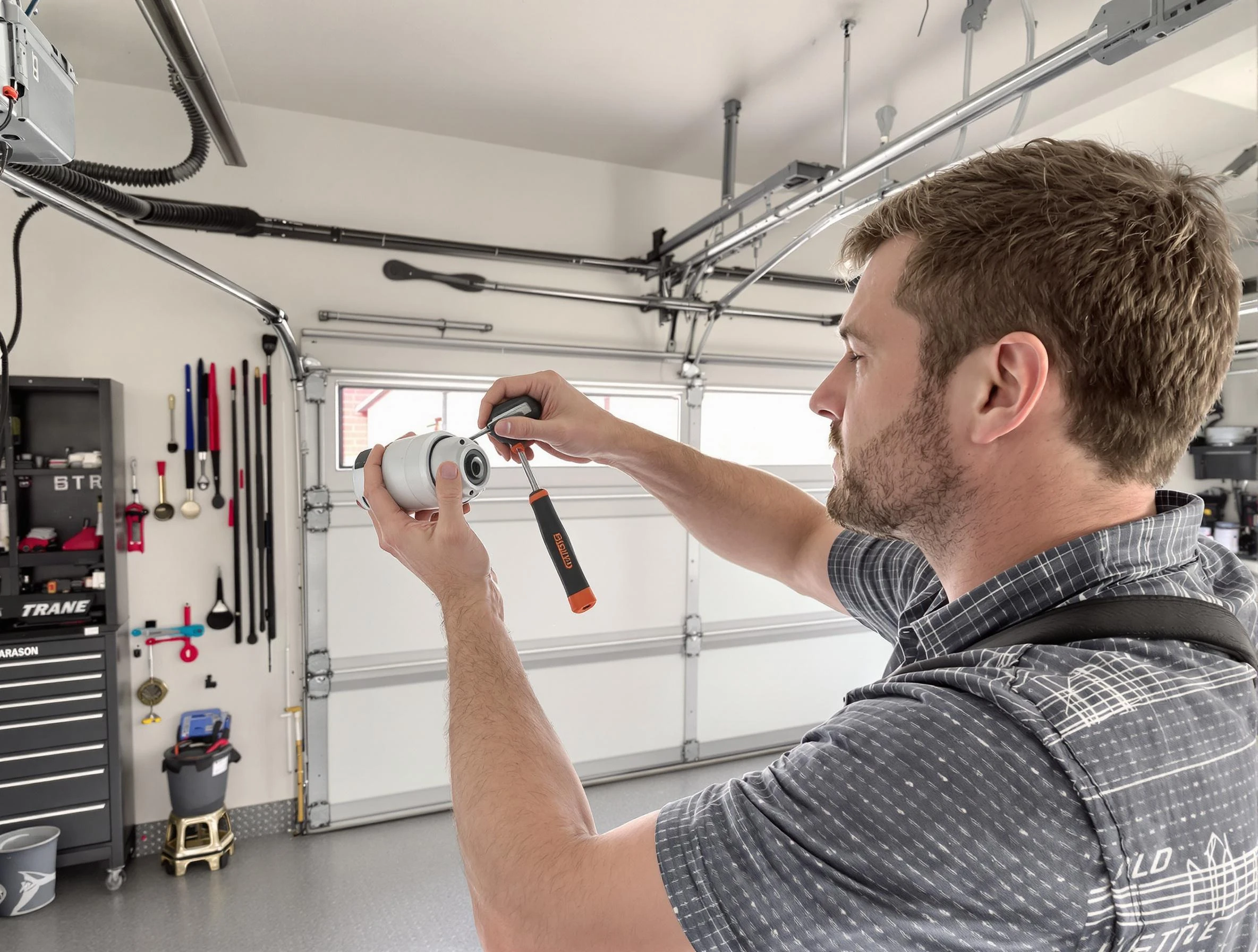 Garage door opener repair service by Bountiful Garage Door Repair in Bountiful